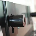 Termoarredo elettrico da parete in vetro temperato Barry Viadurini