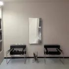 Termoarredo elettrico design finitura a specchio fino 1500W Barry Viadurini
