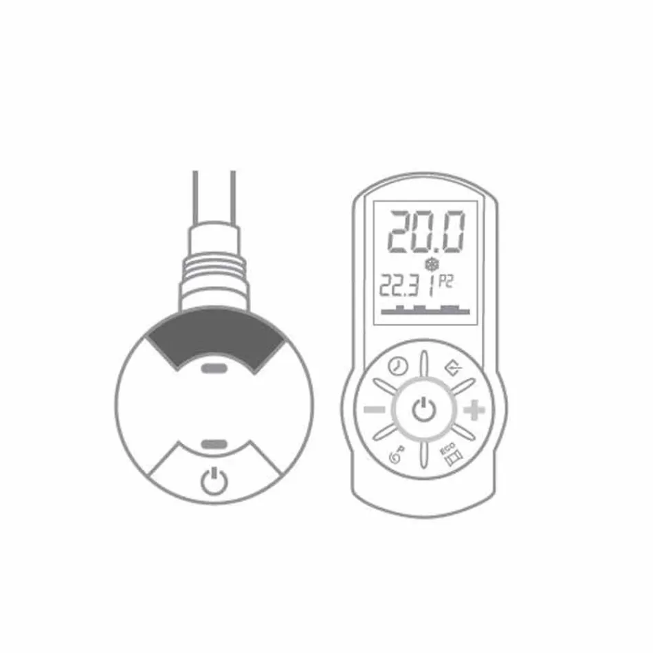 Termoarredo Elettrico di Design per Bagno in Acciaio 6 Misure 1000 Watt - Mask Viadurini
