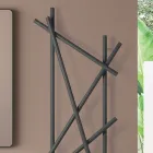 Termoarredo Elettrico in Acciaio con Tubi a Sezione Tonda Made in Italy - Random Viadurini