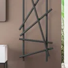 Termoarredo Elettrico in Acciaio con Tubi a Sezione Tonda Made in Italy - Random Viadurini