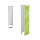 Termoarredo elettrico verticale con cover di design New Dress Scirocco H  Viadurini