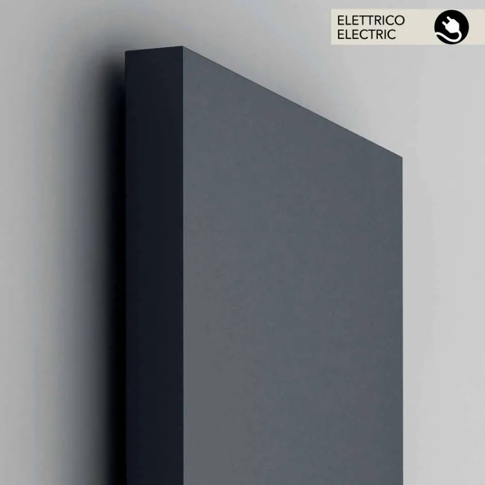 Termoarredo elettrico verticale con cover in acciaio Scirocco H Light Viadurini