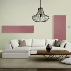 Termoarredo Ibrido di Design in Polvere di Marmo Italiano Liscio - Linee Viadurini