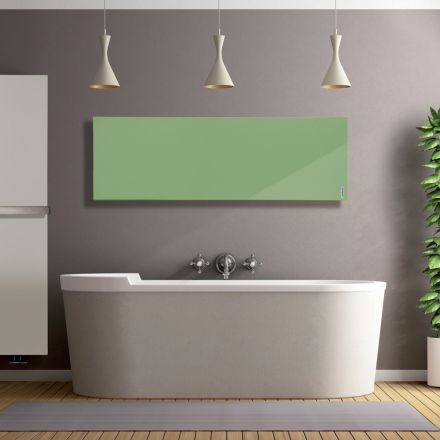 Termoarredo Ibrido di Design in Polvere di Marmo Italiano Liscio - Linee Viadurini