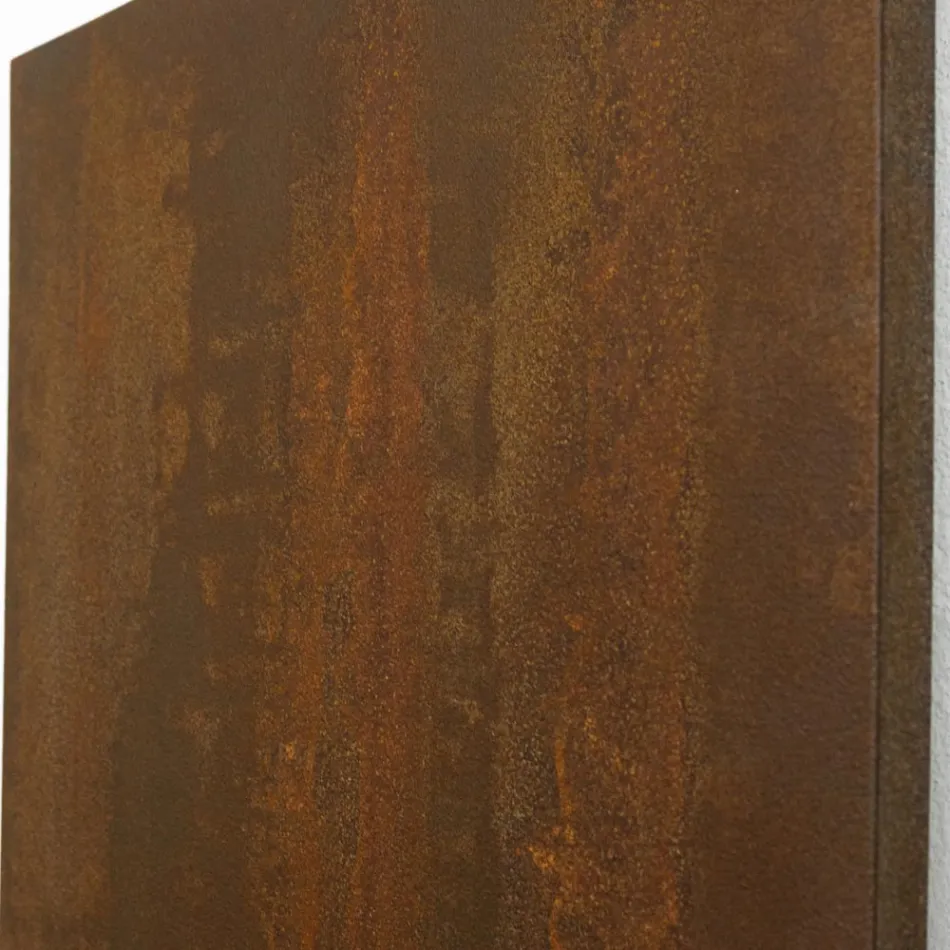 Termoarredo Ibrido Finitura Corten in Polvere di Marmo Italiano - Linee Viadurini