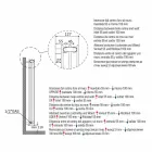 Termoarredo Idraulico a Parete Design Verticale Basso Moderno 1824 W - Picchio Viadurini