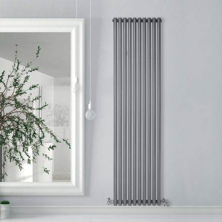 Termoarredo Idraulico con Collettori Orizzontali in Acciaio al Carbonio - Ciliegie Viadurini