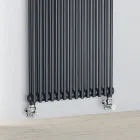 Termoarredo Idraulico con Doppia Serie di Elementi Verticali Made in Italy - Pasticcio Viadurini
