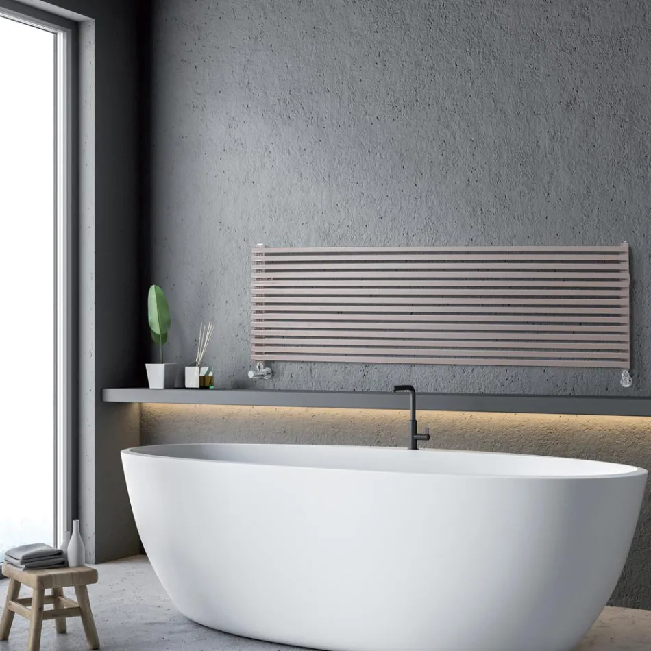 Termoarredo Idraulico con Elementi a Sezione Singola Quadrata Made in Italy - Torrone Viadurini