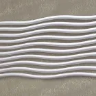 Termoarredo Idraulico con Elementi Orizzontali Curvati Made in Italy - Zucchero Viadurini