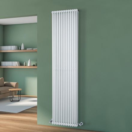 Termoarredo Idraulico con Tripla Serie di Elementi Verticali Made in Italy - Cenci Viadurini