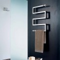 Termoarredo idraulico cromato Snake by Scirocco H, design moderno