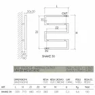 Termoarredo idraulico cromato Snake by Scirocco H, design moderno Viadurini