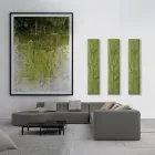 Termoarredo Idraulico Fino a 480 Watt in Polvere di Marmo Italiano - Naturae Viadurini