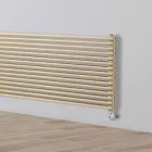 Termoarredo Idraulico in Acciaio con Doppia Sezione di Elementi Made in Italy - Cialda Viadurini