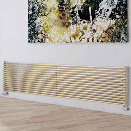 Termoarredo Idraulico in Acciaio con Doppia Sezione di Elementi Made in Italy - Cialda Viadurini