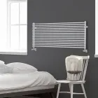Termoarredo Idraulico in Acciaio con Singola Sezione di Elementi Made in Italy - Cestino Viadurini