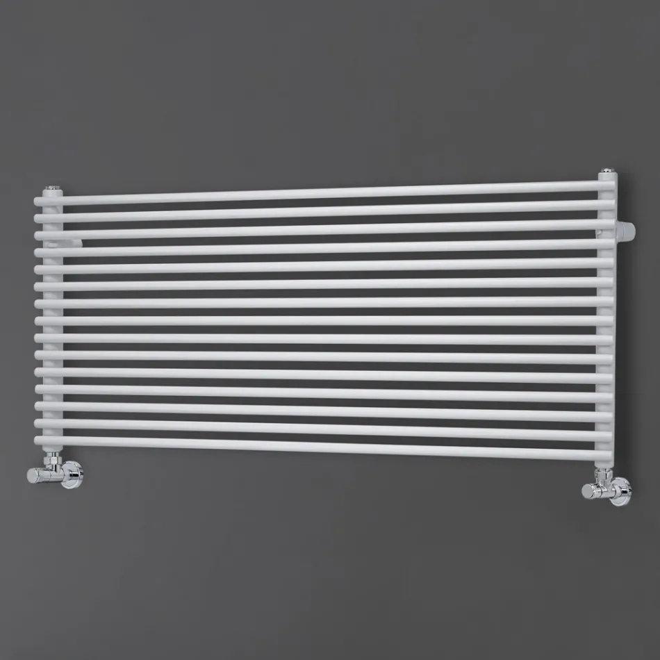 Termoarredo Idraulico in Acciaio con Singola Sezione di Elementi Made in Italy - Cestino Viadurini