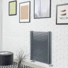 Termoarredo Idraulico in Acciaio con Tripla Sezione di Elementi Made in Italy - Ciambella Viadurini