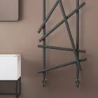 Termoarredo Idraulico in Acciaio con Tubi a Sezione Tonda Made in Italy - Random Viadurini
