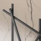 Termoarredo Idraulico in Acciaio con Tubi a Sezione Tonda Made in Italy - Random Viadurini