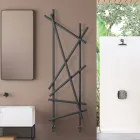 Termoarredo Idraulico in Acciaio con Tubi a Sezione Tonda Made in Italy - Random Viadurini