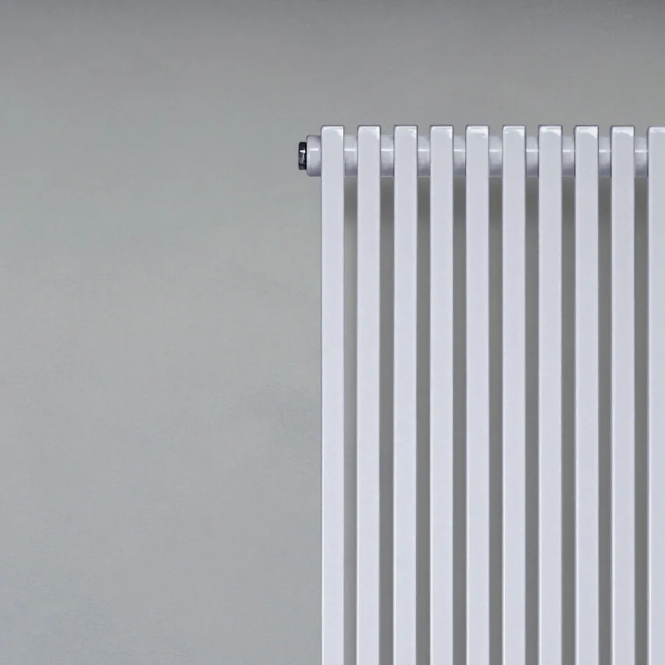 Termoarredo Idraulico in Acciaio Finitura Bianco Traffico Made in Italy - Coppa Viadurini