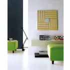 Termoarredo idraulico quadrato design made in Italy Square Scirocco H Viadurini