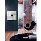 Termoarredo idraulico quadrato design made in Italy Square Scirocco H Viadurini