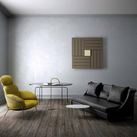 Termoarredo idraulico quadrato design made in Italy Square Scirocco H Viadurini