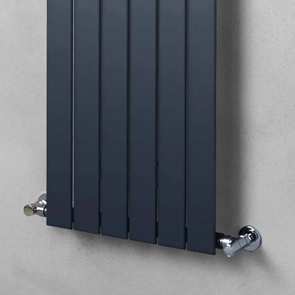 Termoarredo in Acciaio al Carbonio Colorato Design a Parete 881 W - Picchio Viadurini