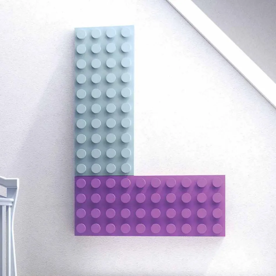 Termoarredo lego elettrico di design Brick made in Italy Scirocco H  Viadurini