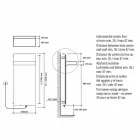Termoarredo Portasciugamani Design Elettrico Verticale fino 1000 watt - Rebel Viadurini