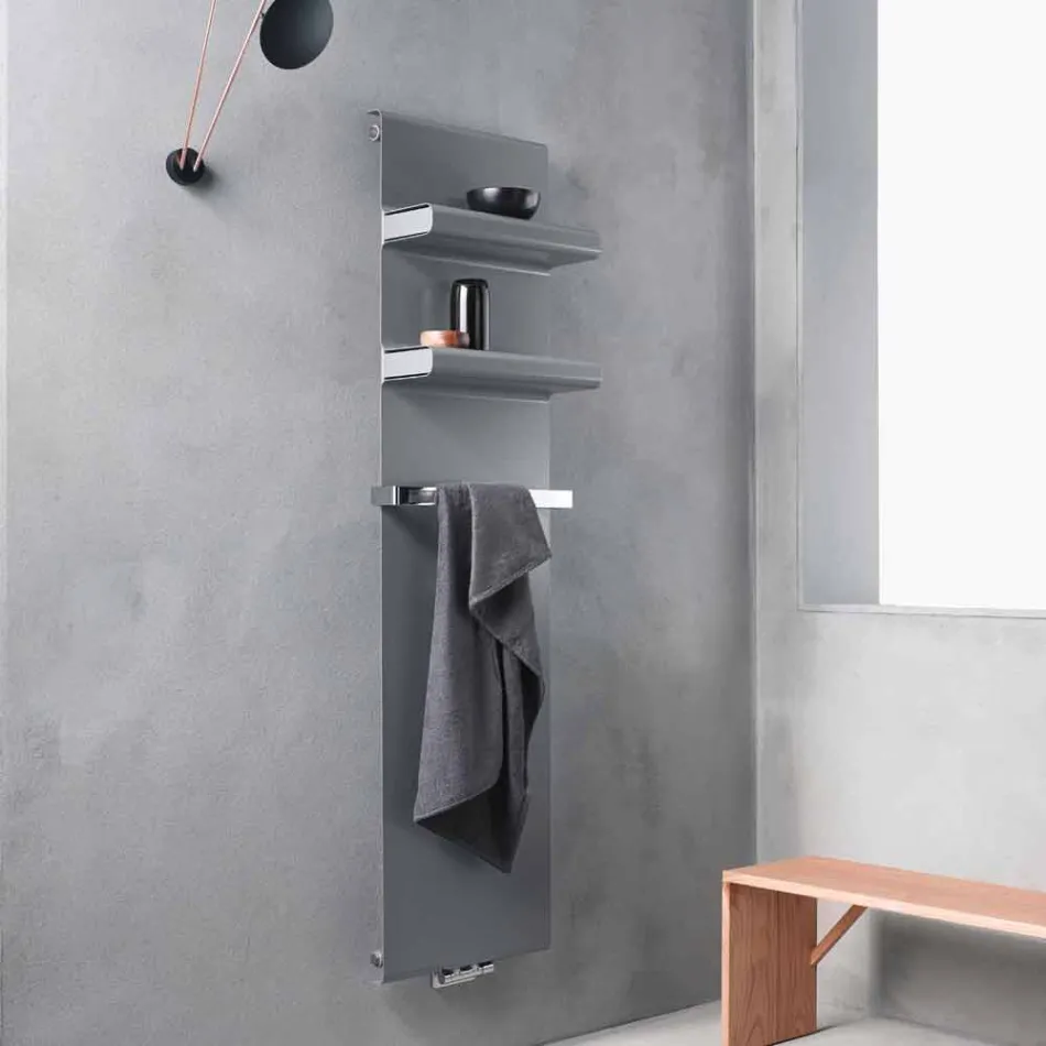Termoarredo Portasciugamani Design Verticale Idraulico fino 719 watt - Rebel Viadurini