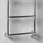 Termoarredo Scaldasalviette Elettrico Cromo in Ottone di Design 200 W - Caesar Viadurini