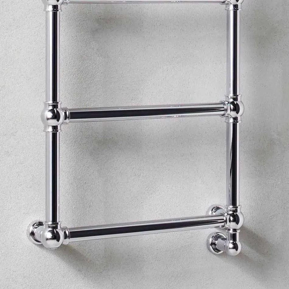 Termoarredo Scaldasalviette Elettrico Cromo in Ottone di Design 200 W - Caesar Viadurini