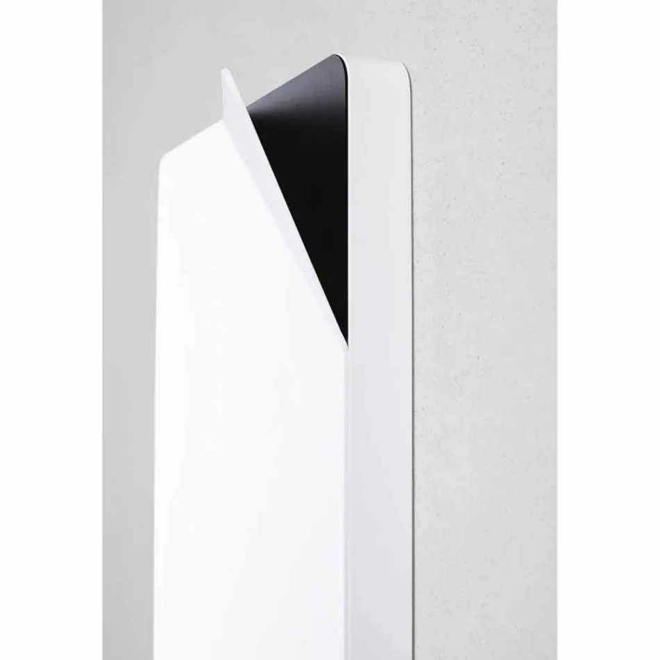 Termoarredo Verticale Design Idraulico in Alluminio Colorato fino a 662 W - Book Viadurini