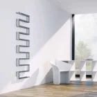 Termoarredo verticale idraulico finitura cromata Snake by Scirocco H Viadurini