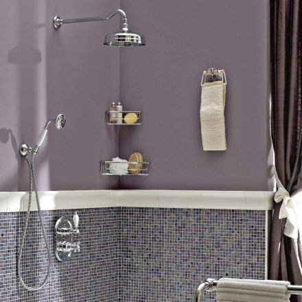 Termostatico Doccia Incasso di Design Vintage in Ottone Made in Italy – Elisea Viadurini
