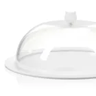 Tortiera Rotonda Plexiglass Trasparente Made in Italy 2 Misure - Crotone Viadurini