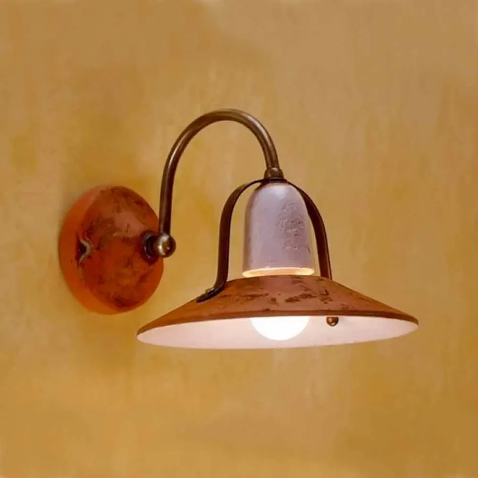Toscot Asiago applique con braccio made in Toscana Viadurini