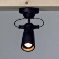 Toscot Battersea faretto da soffitto in ceramica, design moderno
