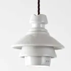 Toscot Battersea lampada a sospensione con piatto in terracotta Viadurini
