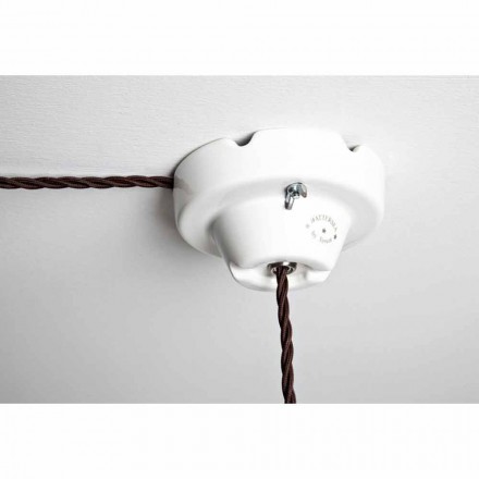 Toscot Battersea rosone a soffitto grande Made in Toscana Viadurini