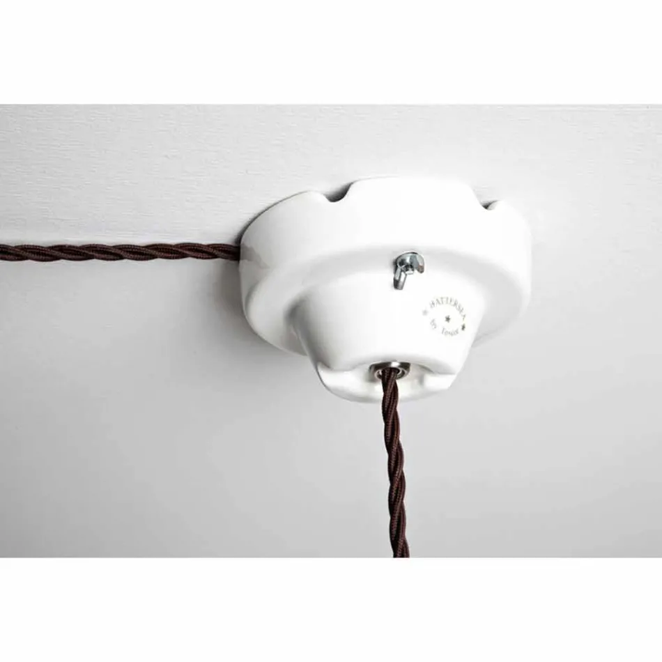 Toscot Battersea rosone a soffitto grande Made in Toscana Viadurini