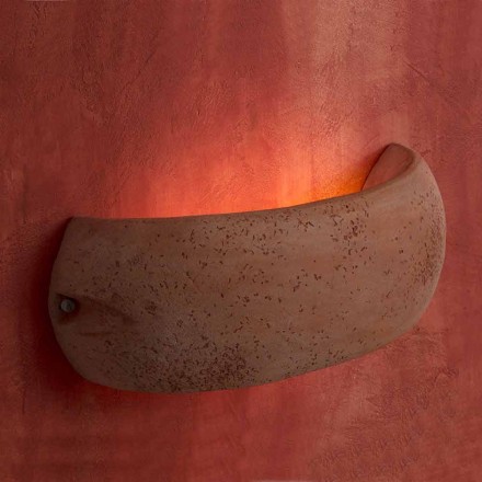 Toscot Castelverde applique esterno/interno in terracotta made Italy Viadurini