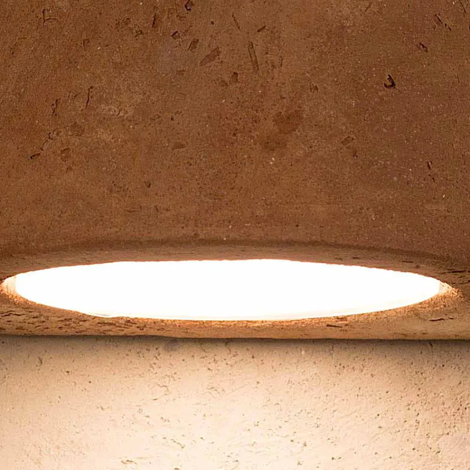 Toscot Lido lampada a muro interno/esterno terracotta made in Italy Viadurini