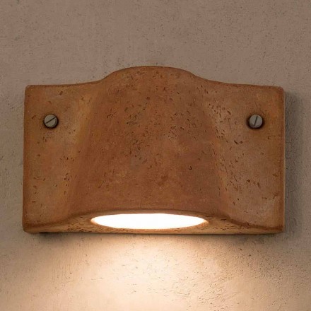 Toscot Lido lampada a muro interno/esterno terracotta made in Italy Viadurini