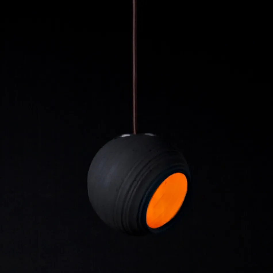 Toscot Newton lampada a sospensione in terracotta stile contemporaneo Viadurini